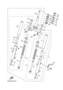 XC125 Передняя вилка