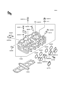 ZR750 Головка цилиндров