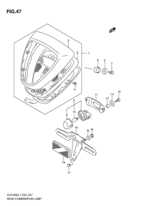 VLR1800 Задний комбинированный сигнал