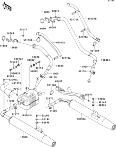 VN1500 Глушитель