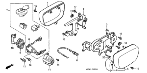 VF750C Карбюратор side cover