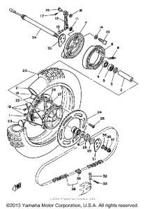 IT465H Переднее колесо
