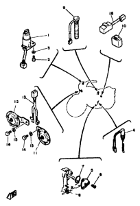 RD350LC Электрика 2