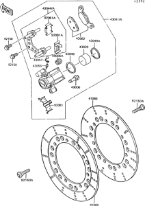 ZG1200 Передний тормоз
