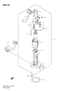 GSR750 Топливный насос