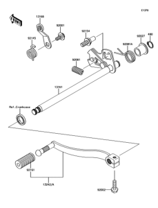 BJ250LGFA ギヤチェンジメカニズム
