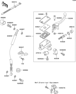EX500 Главный тормозной цилиндр