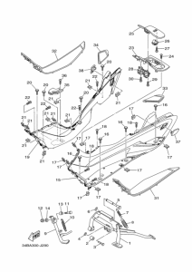 YP400 Stand & footrest