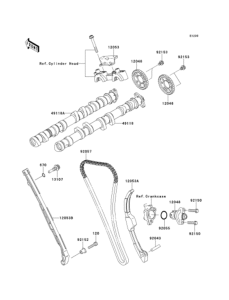 ZX1000 Распредвал