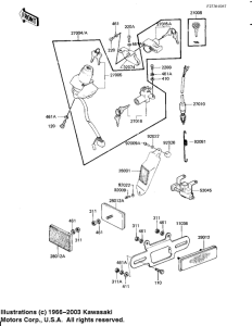 KZ1000 Замок зажикания