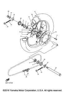 WR250F Переднее колесо