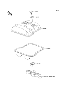  Крышка головки цилиндров