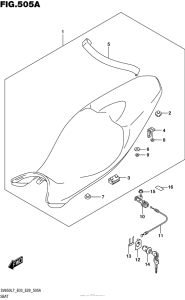 SV650 Сиденье