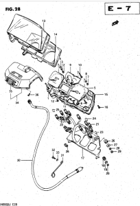 GV1400 Спидометр-тахометр