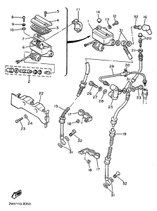 XVZ13TD Главный тормозной цилиндр