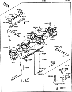 ZX600 Карбюратор