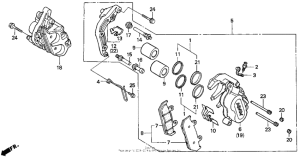  Суппорт передний