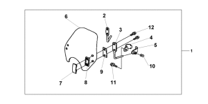 VT1100C2 Wind shield
