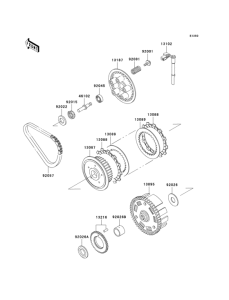 EX500 Сцепление