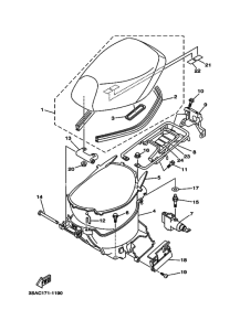 CY50 CY50N Сиденье и держатель