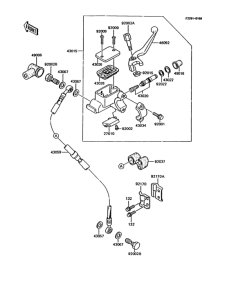 KMX125 Главный тормозной цилиндр