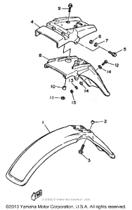 XT600NC (CA ED.) Крыло