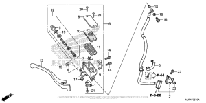 CTX700N DCT Front Brake Master Cylinder (Ctx700Nd / na)