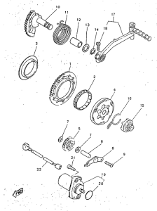 YN50R Стартер