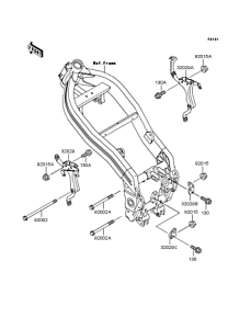 EX250 Рама ,крепежные детали