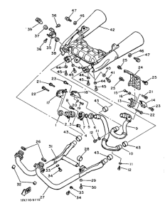 V-MAX12 Выхлопная система