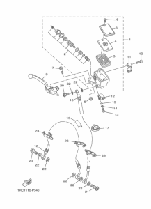 FZ09 Главный тормозной цилиндр