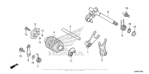  Вилка переключения передач