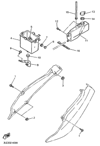FZR1000 Боковые обтекатели 2