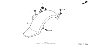 NPS50 Задний бампер