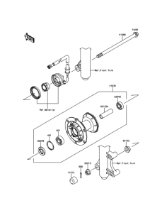  Переднее колесо