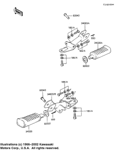 KE100 Подножки