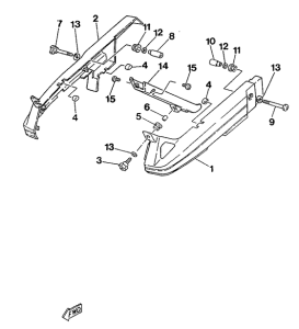 ME50 Side cover  /  oil tank