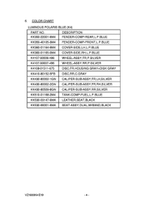 VZ1600 Catalog preface