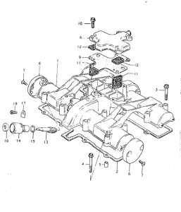 GS550 Крышка головки цилиндров