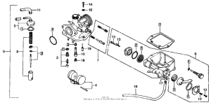 CT70 Carburetor k3-77