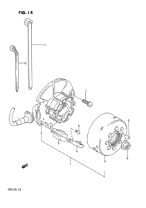 RM125 Зажигание