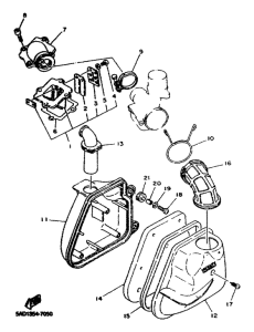 YN50R Впускная система