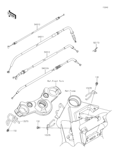 EX400 Тросы управления