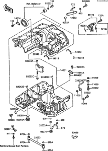 ZG1000 Картер двигателя