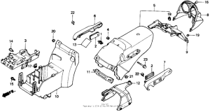 VF700C Задний бампер