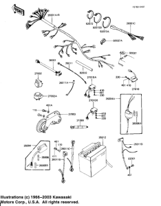 KZ1100 Электрика