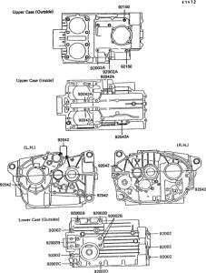 EX305 Болты крепления картера