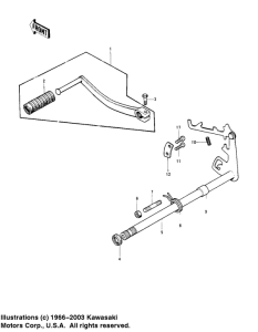 KD125 Переключатель передач