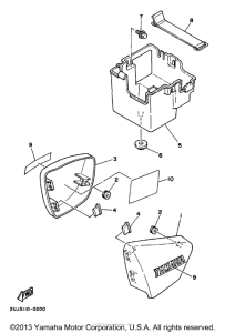 XV250 Боковые обтекатели