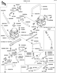 EX250 Carburetor(1 / 3)
